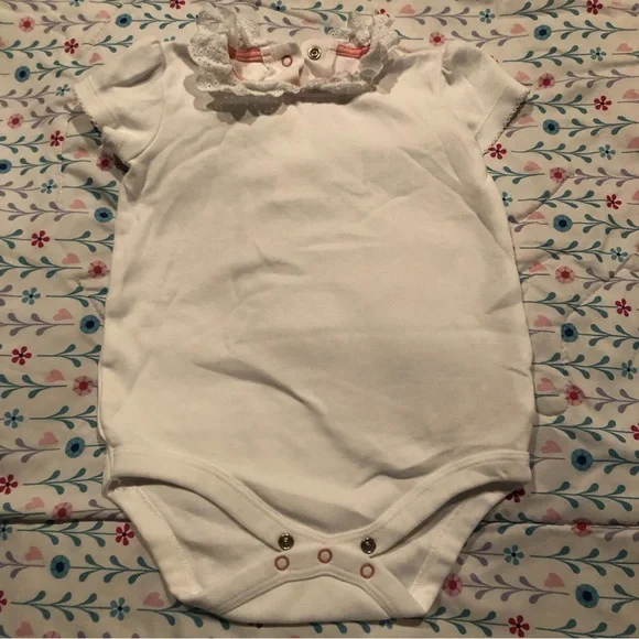 Mini Boden One Pieces Mini Boden White Collared Onesie Poshmark